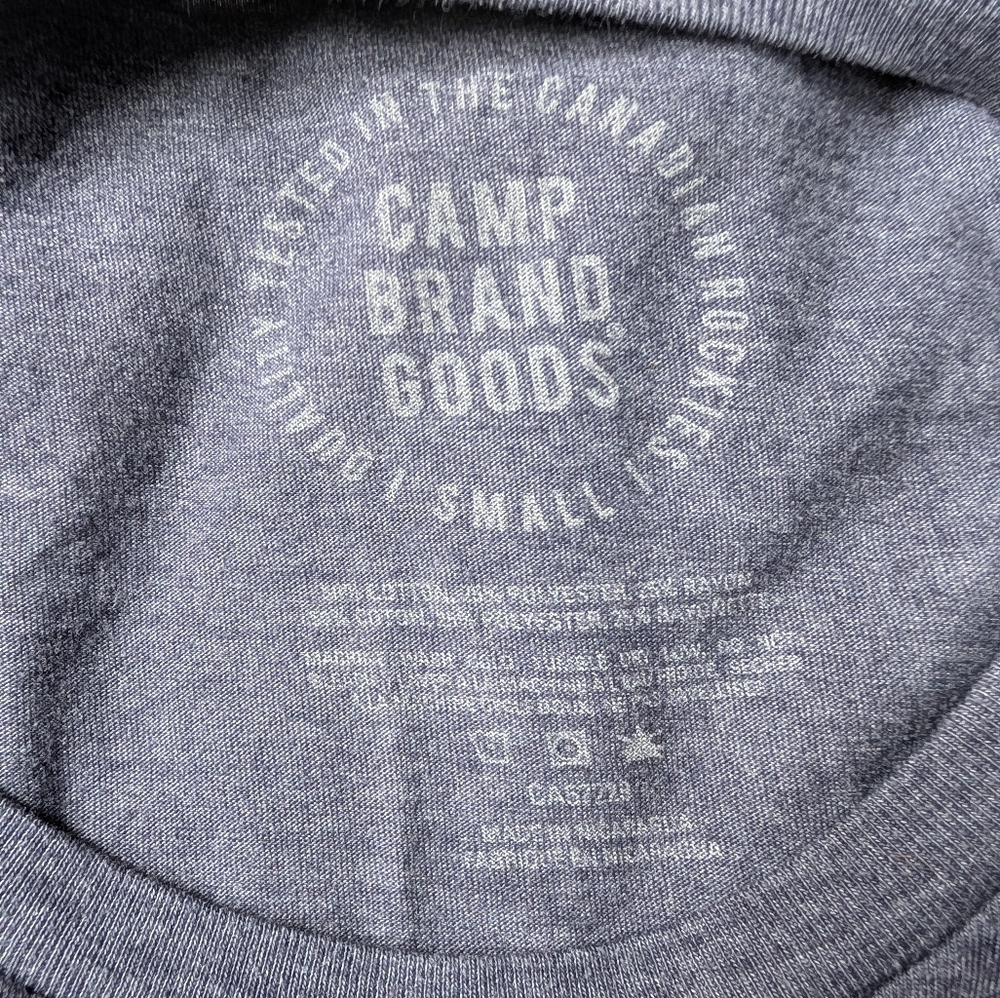 Camp Brand Goods Navy T-shirt - Picture 5 of 5
